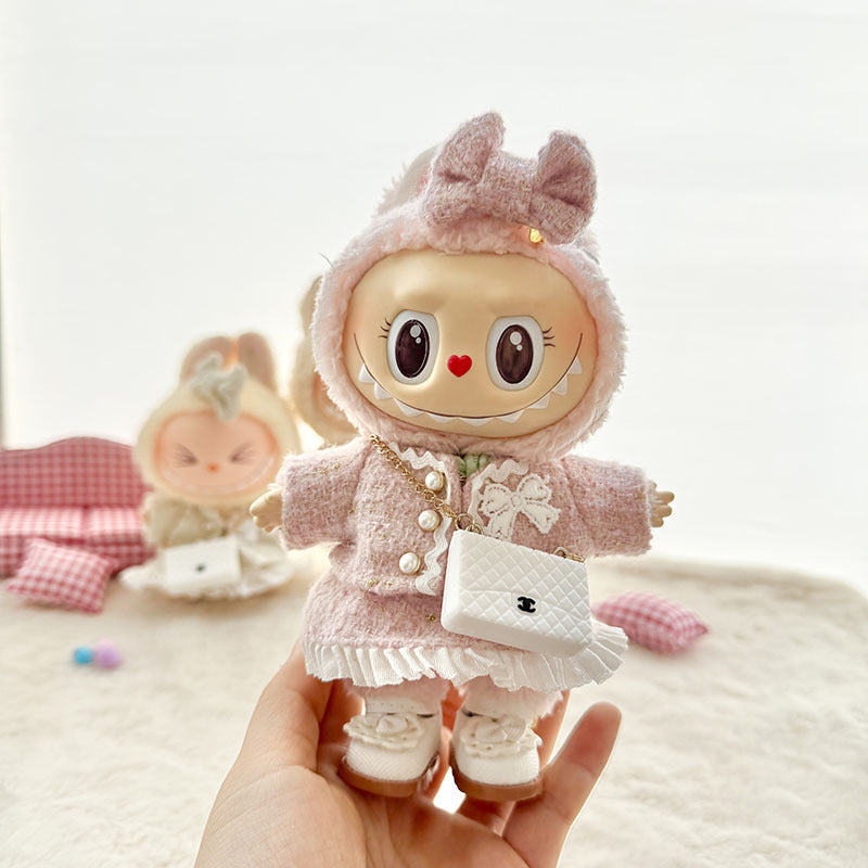 Labubu Doll Clothes Set - Classic Skirt Outfit for 1st & 2nd Gen Labubu