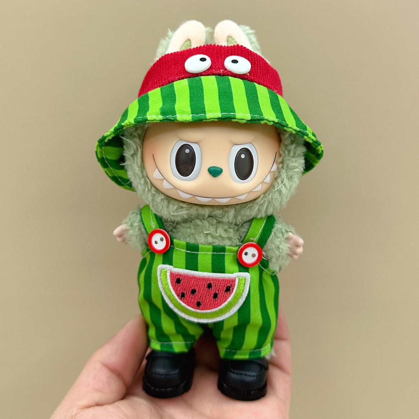 labubu doll clothes 17cm pull cloth clothes blind box doll skirt suit cute dress toy cross-border wholesale