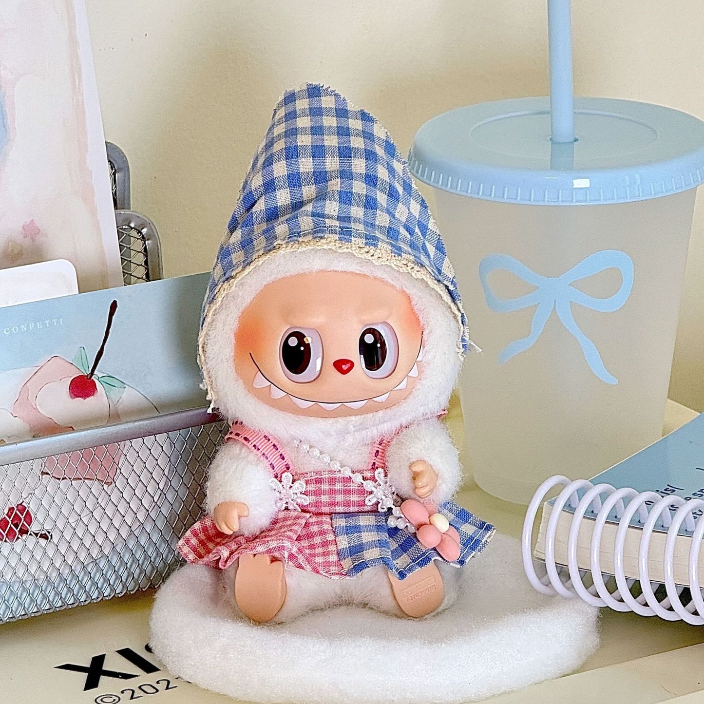 17cm Labubu doll clothes suit 17cm Labubu generation two generation doll pendant clothes wholesale