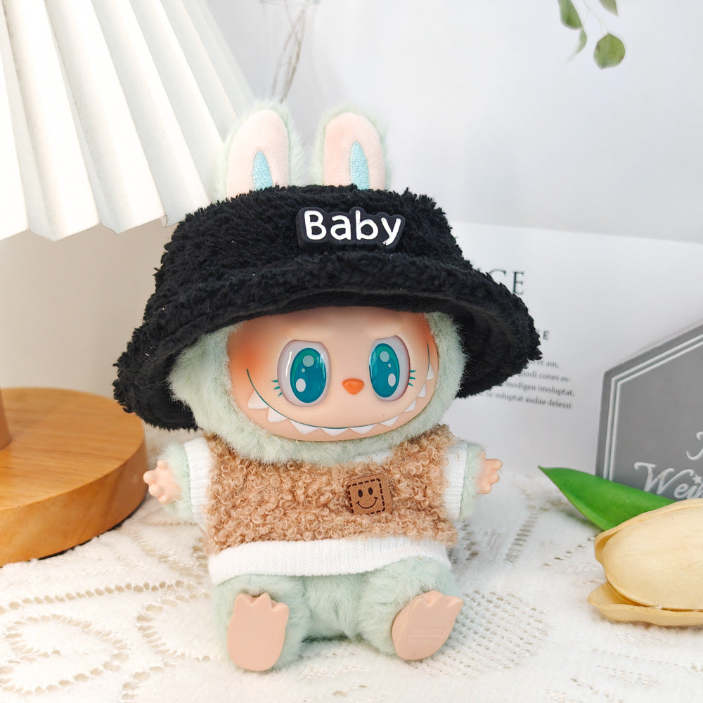 Labubu Doll Outfit Set - Cute Baby Clothes & Accessories for Vinyl Dolls