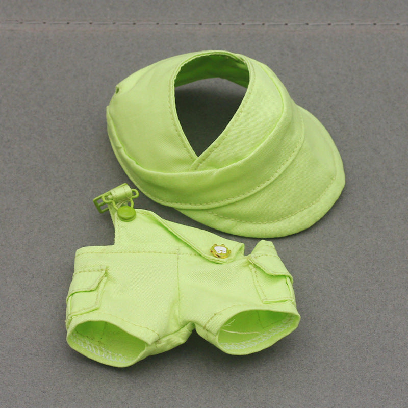 Labubu Doll Outfit - 17CM Baseball Cap & Pants Set in Multiple Colors