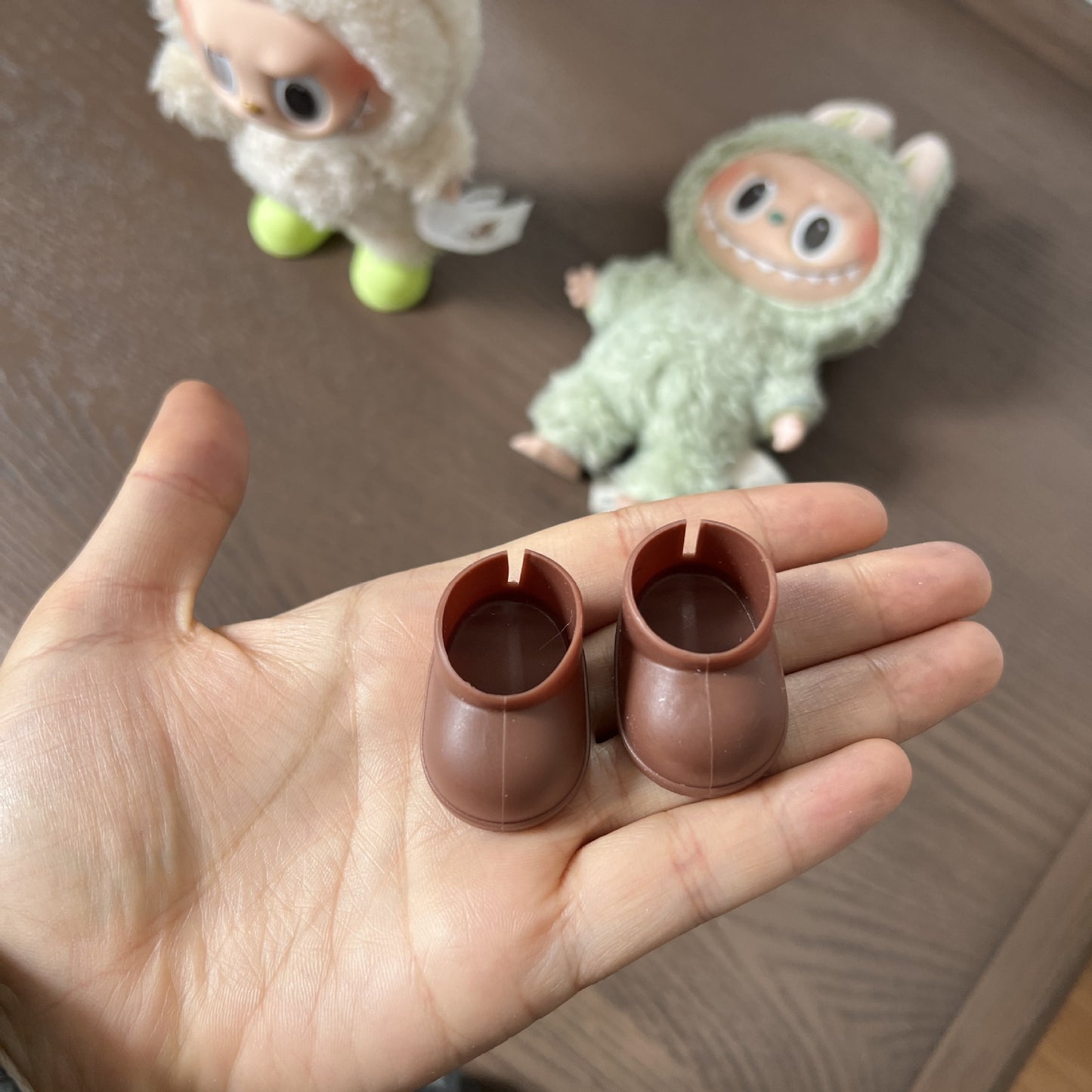 17cm Blind Box Rab Cloth Pendant Doll Hats Shoes Accessories Labubu Clothes Accessories Doll Toy Shoes
