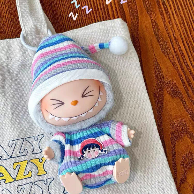 Labubu Doll Clothes - Cute Outfits for 10cm & 17cm Vinyl Dolls
