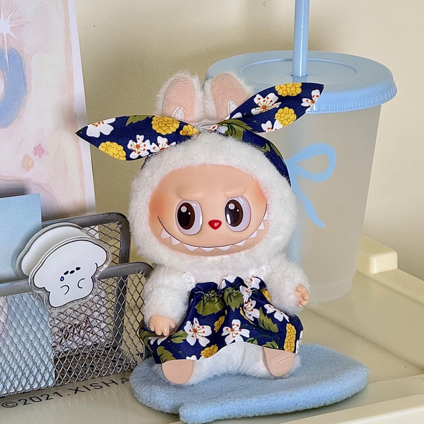17cm Labubu doll clothes suit 17cm Labubu generation two generation doll pendant clothes wholesale