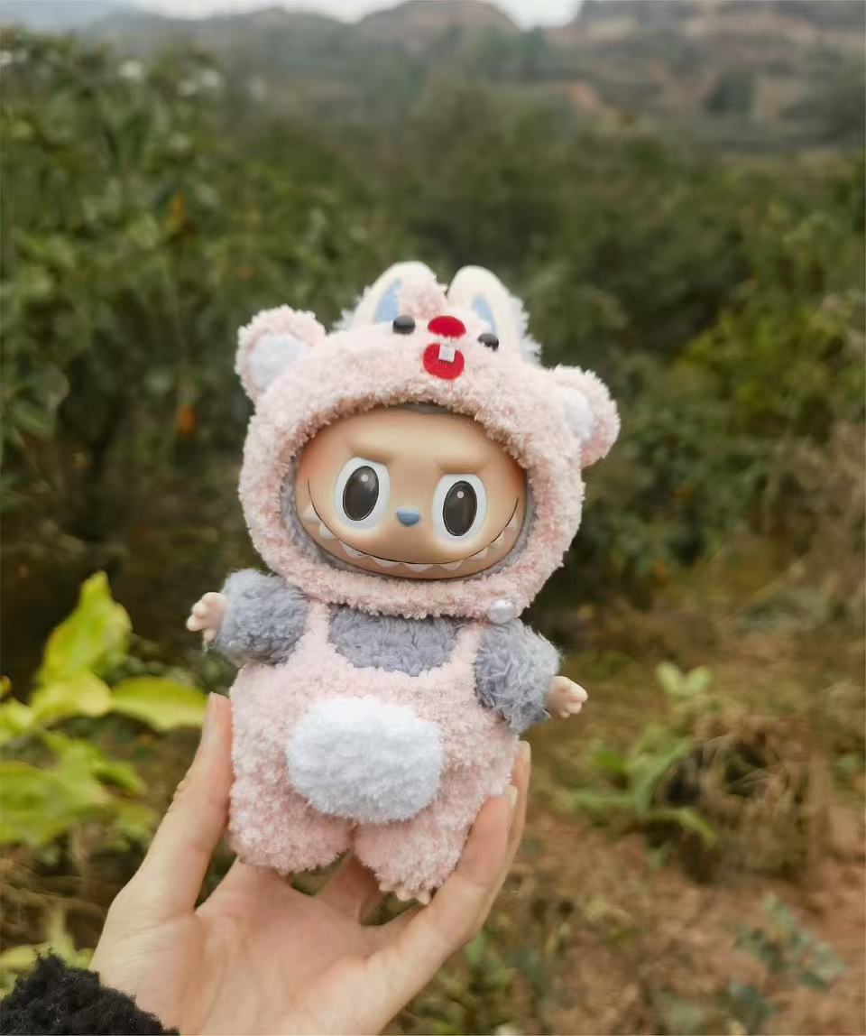 Labubu Doll Clothes 17cm Hand-Crocheted Outfits for 1st & 3rd Gen