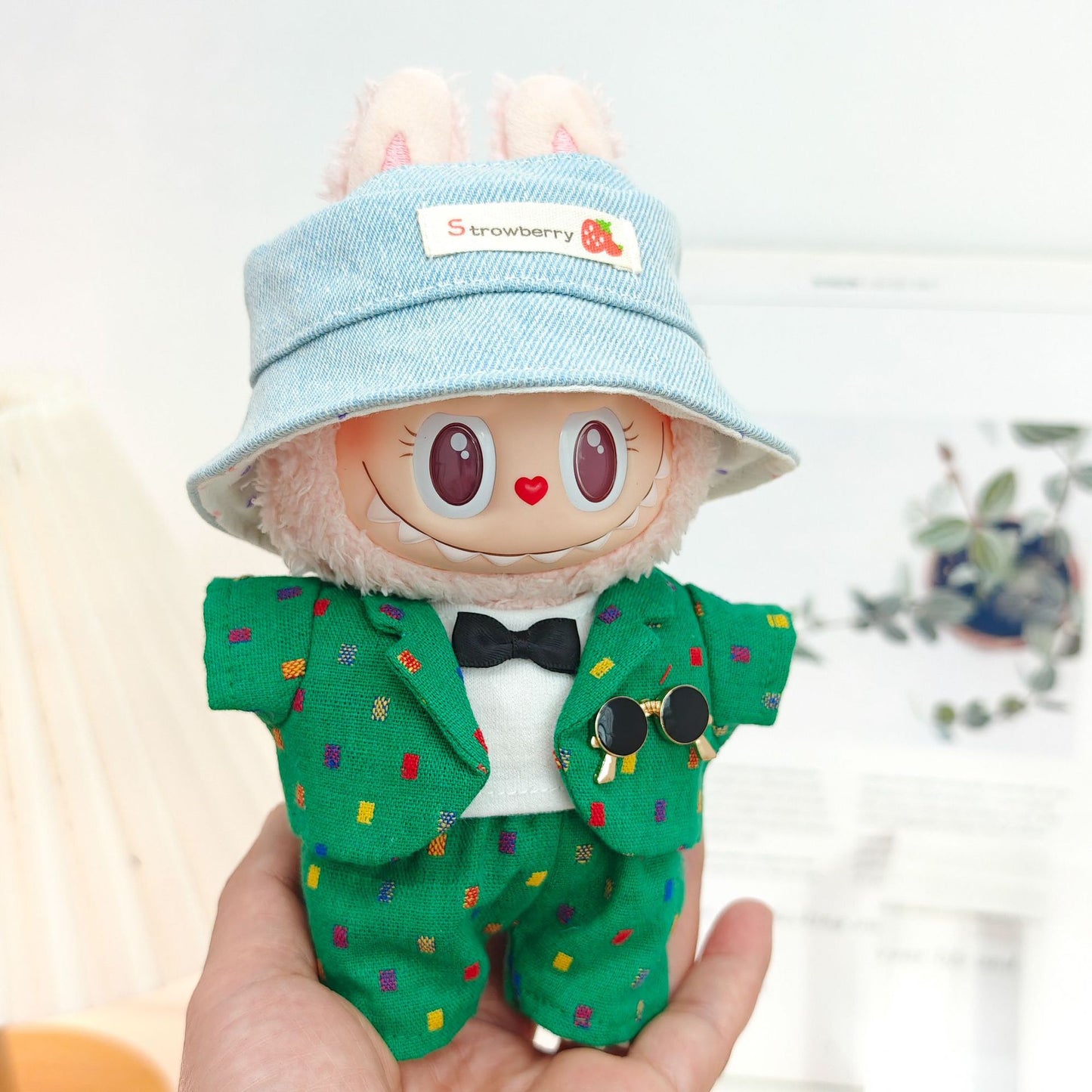 Labubu Doll Outfit Set - Velvet Skirts, Suits & Accessories for 2nd & 3rd Gen Pendant Dolls
