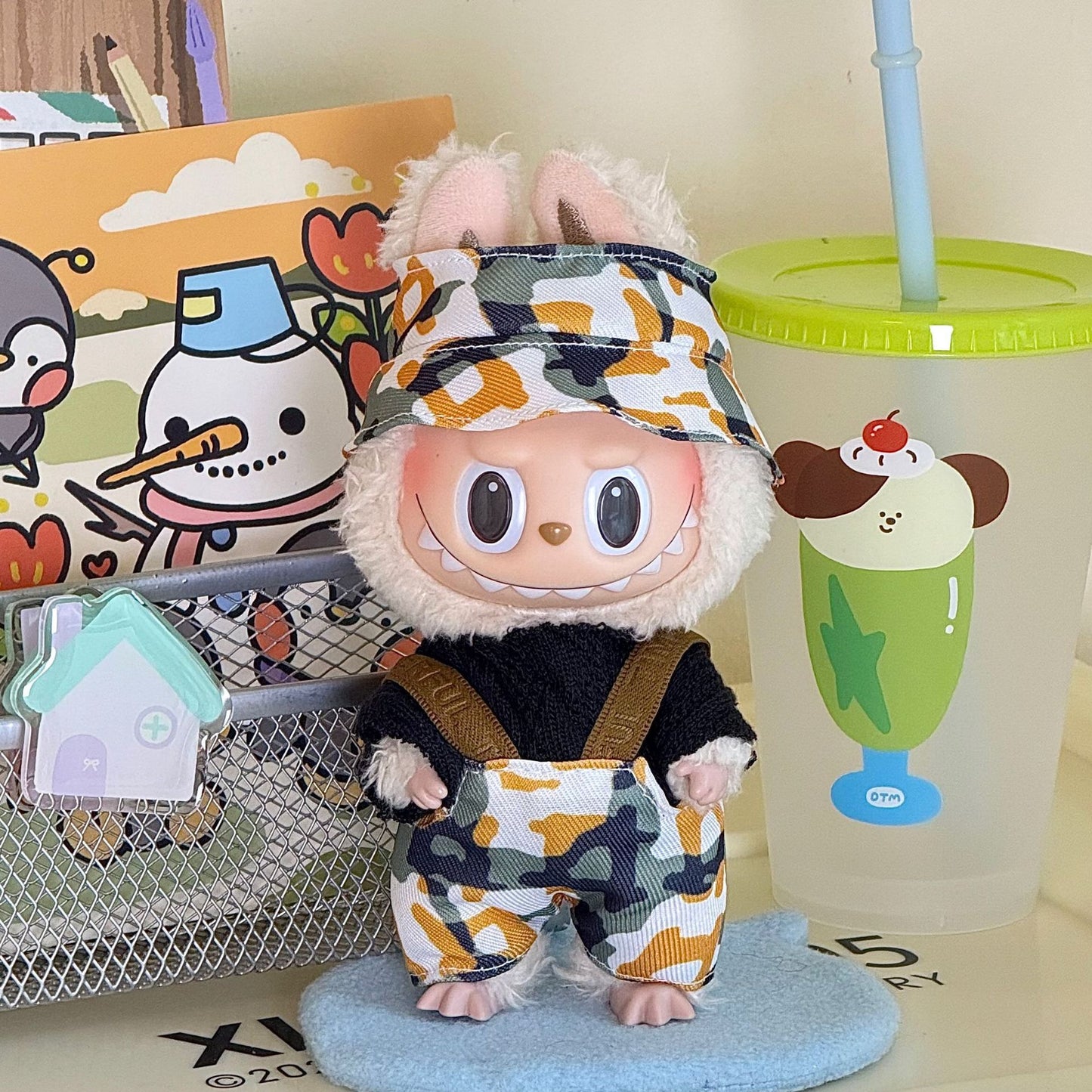 17cm Labubu doll clothes suit 17cm Labubu generation two generation doll pendant clothes wholesale
