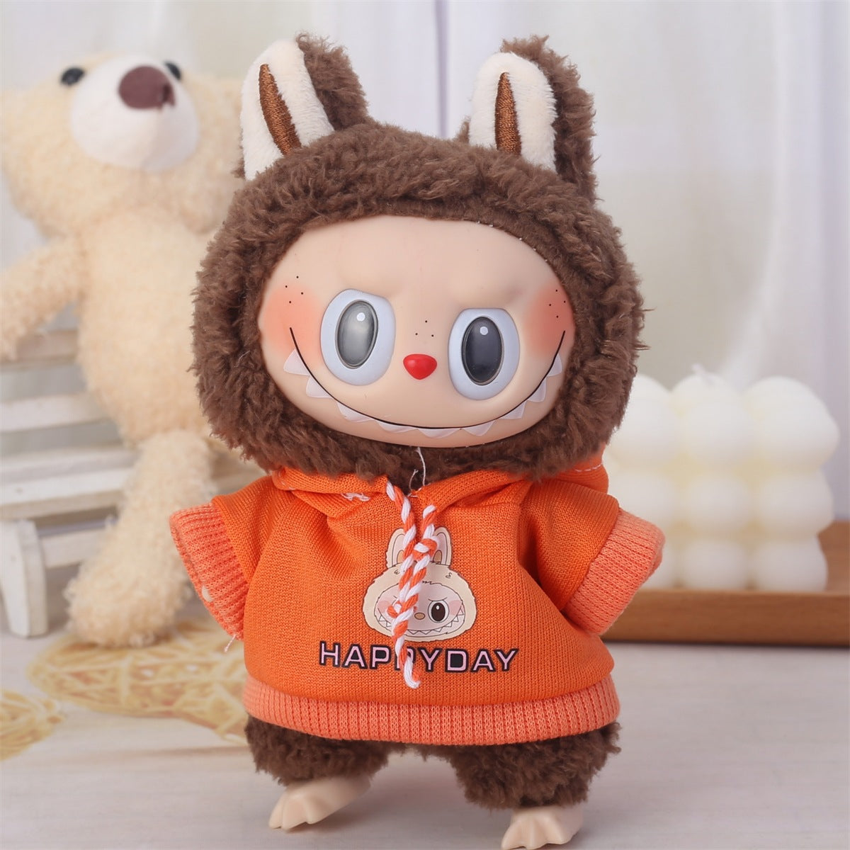 Wholesale cheap 17cm labubu labubu one, two and three generations sit and party with replacement doll vinyl