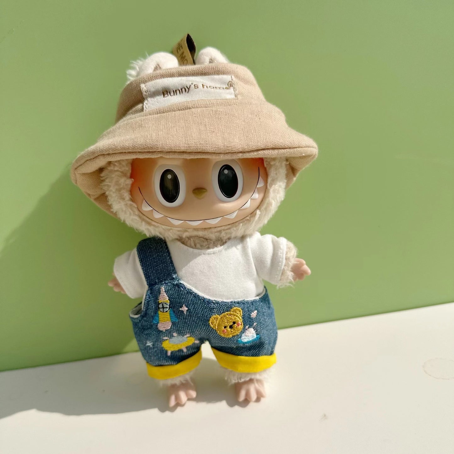 New Cameraman Labubu Pendant Baby Clothes Accessories suit Labubu Doll Keychain for Summer Baby Clothes