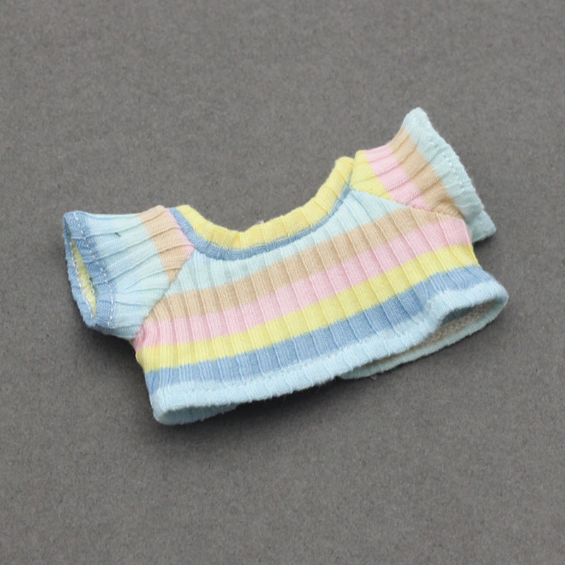 Labubu Doll T-Shirt for 15cm & 10cm Vinyl Dolls - EXO Style Outfit