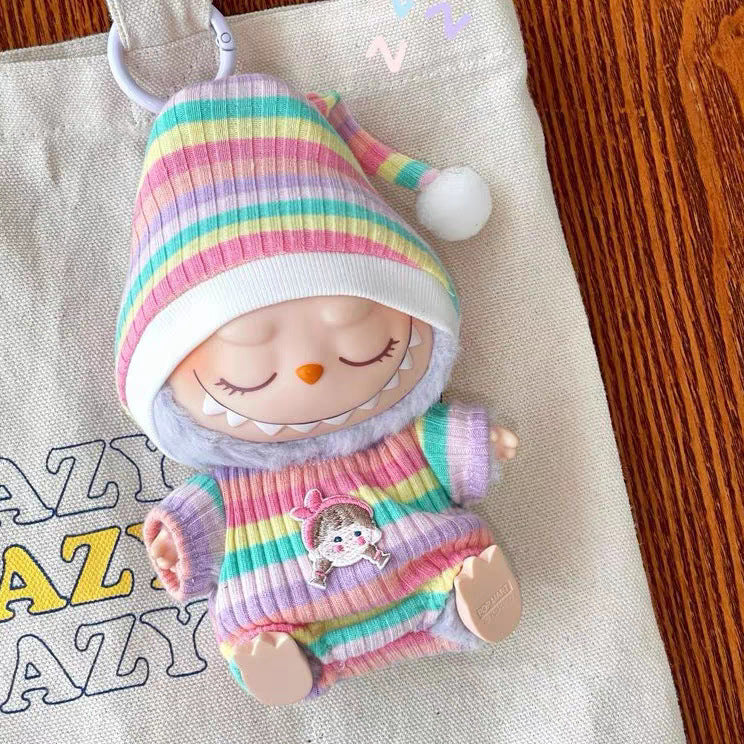 Labubu Doll Clothes - Cute Outfits for 10cm & 17cm Vinyl Dolls