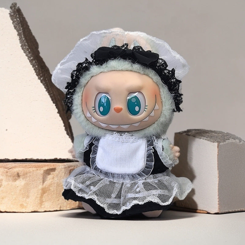Labubu Doll Outfit Set - Skirt, Hat & Accessories