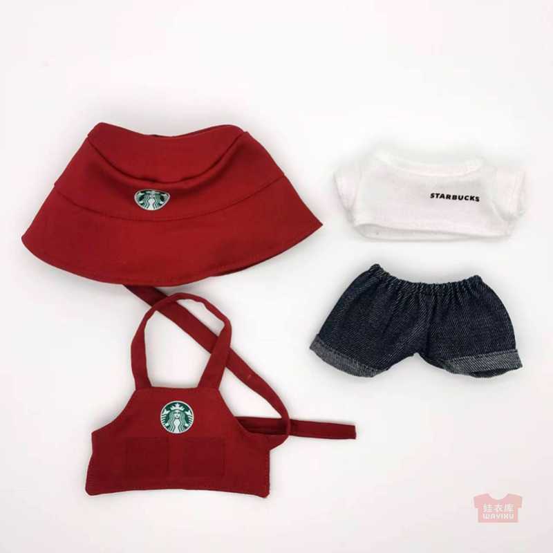 Leather Pilot 17cm Labubu Suit t Custom Wholesale Spot Labubu Keychain Baby Clothes Pendant