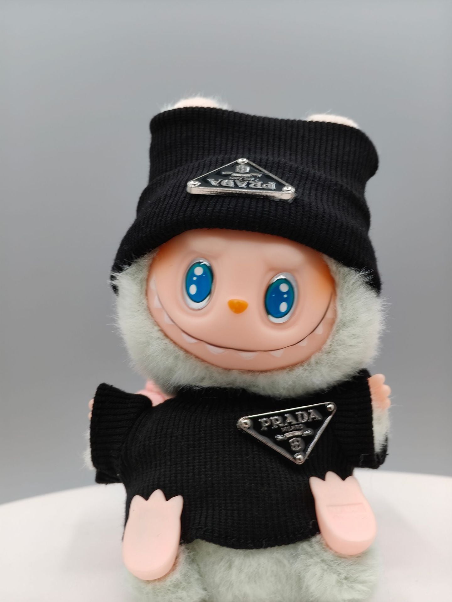 Labubu Doll Leather Outfit Set - 15cm Vinyl Doll Clothes