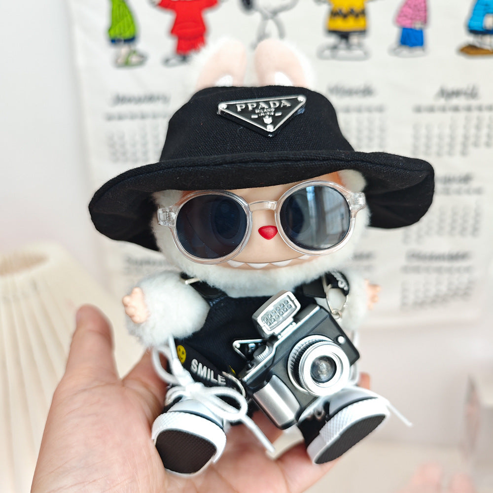 Labubu Doll Outfit Set - Trendy Clothes & Accessories for 17cm Vinyl Pendant