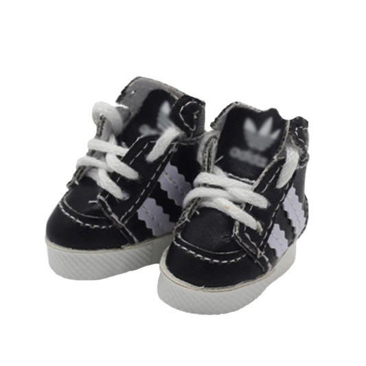 Labubu Doll Casual Sneakers for 15cm EXO Doll - 4cm Three Leaves
