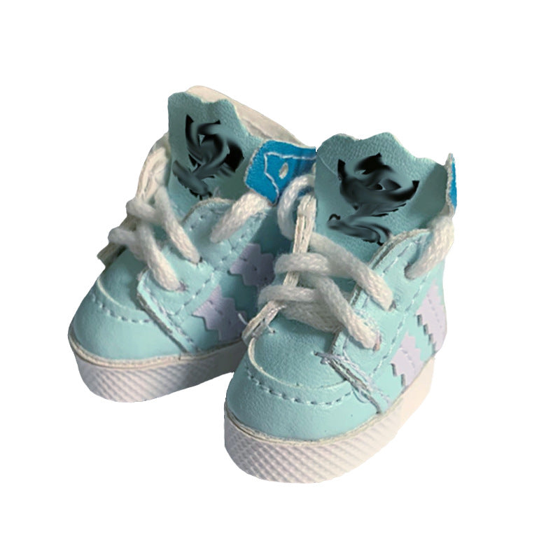 Labubu Doll Sneakers - Casual Shoes for 15cm EXO & BJD Dolls (4cm Height, 8 Colors)