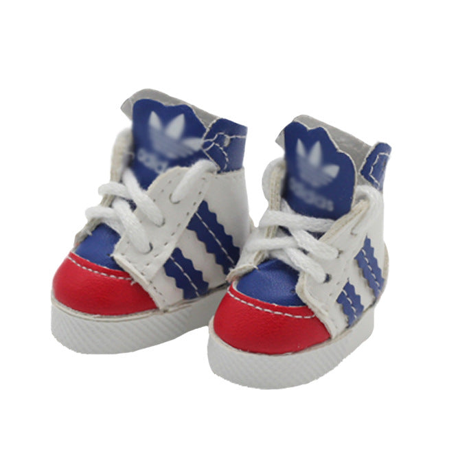 Labubu Doll Sneakers - Casual Shoes for 15cm EXO & BJD Dolls (4cm Height, 8 Colors)