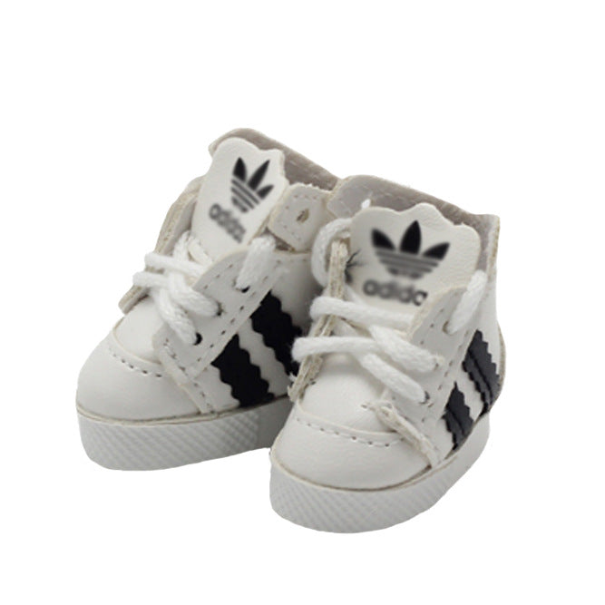 Labubu Doll Sneakers - Casual Shoes for 15cm EXO & BJD Dolls (4cm Height, 8 Colors)