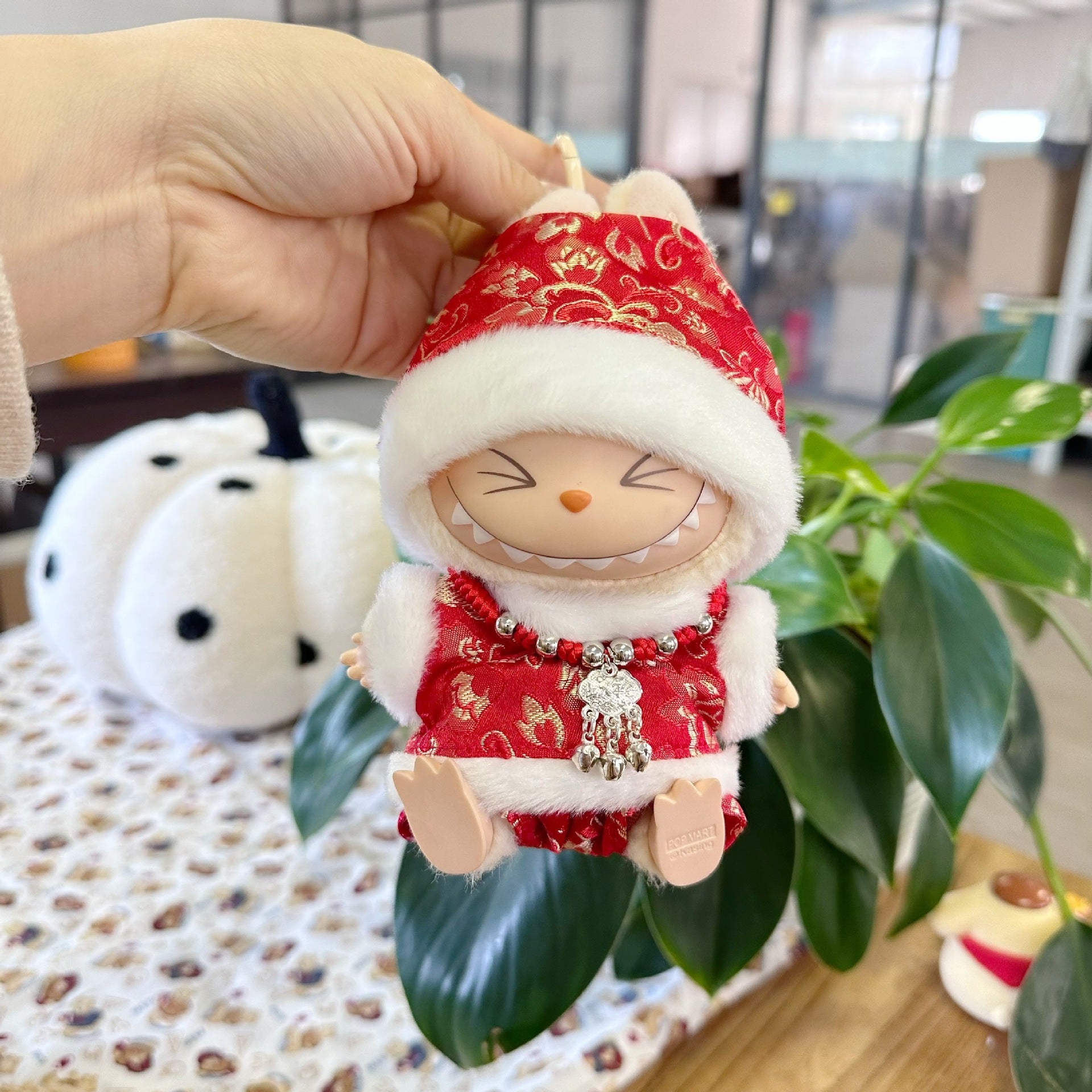 Only clothes] the first and second generation blind box labubu new year clothes blind box LABUBU suit new year clothes for Tang suit