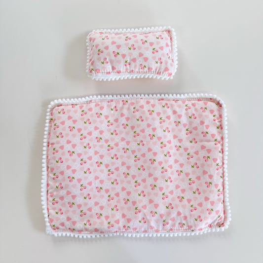 Bedding Only] One or Two Generation Blind Box Rab Sit Party Doll Doll Accessories LABUBU Bedding Pillow