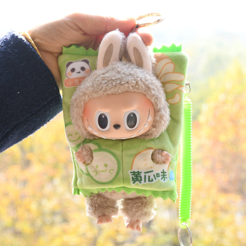 [Baby Clothes Only] 17cm Pendant Labubu for Clothes Vinyl Doll Costume Doll Labubu