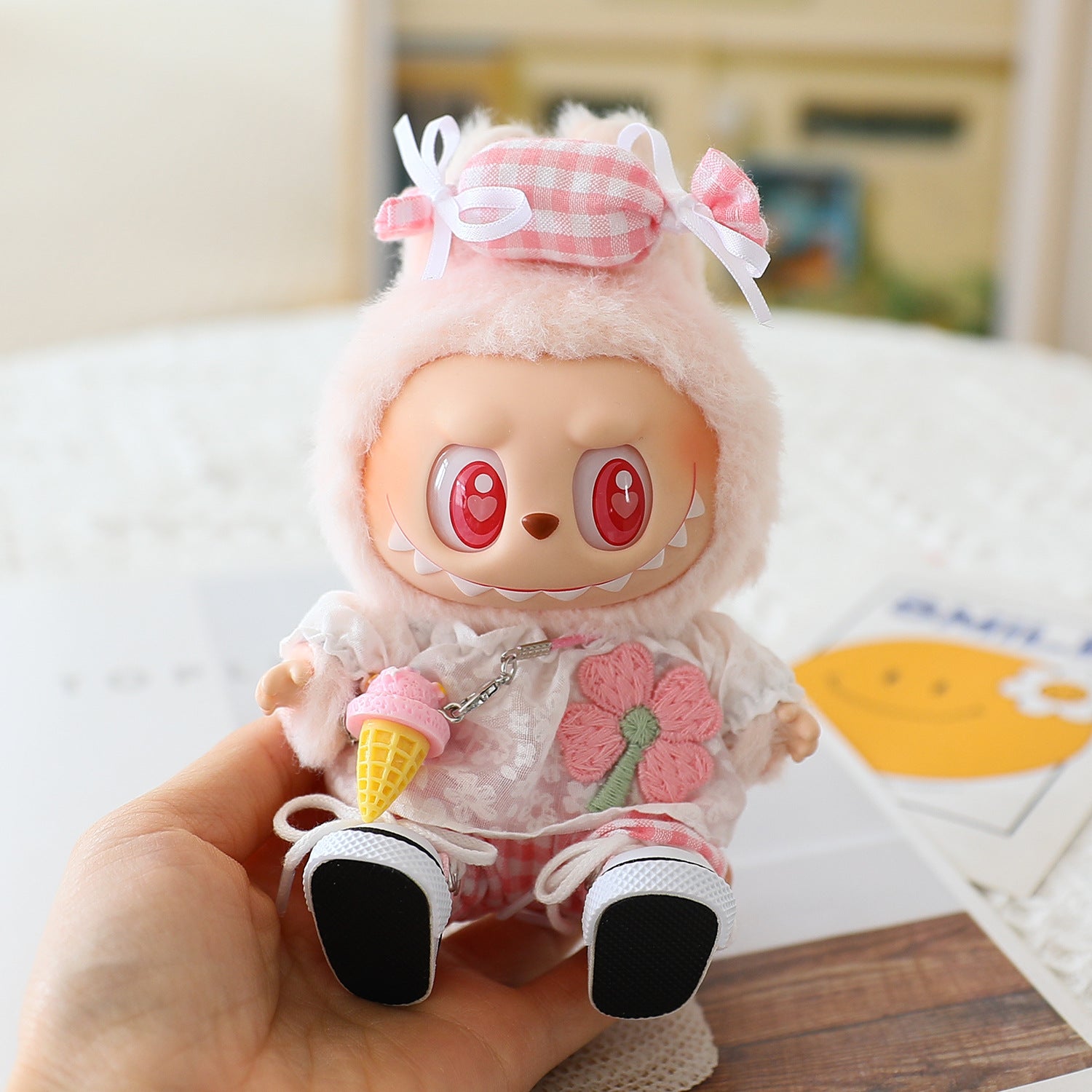 Only Clothes Labubu Clothes First Generation Second Generation Third Generation Labubu Pendant Summer Replacement Four-Leaf Clover Candy
