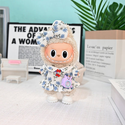 Labubu Doll Clothes Set for 17cm Pendant Doll - Outfits & Accessories