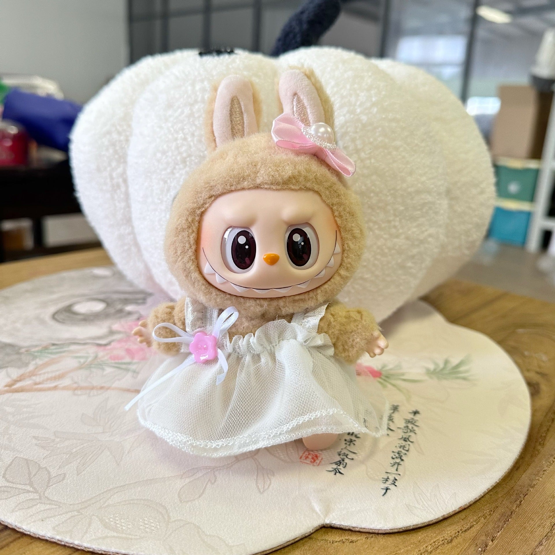 Only clothes] the first and second generation labubu doll clothes labubu sit party doll dress for sweet princess