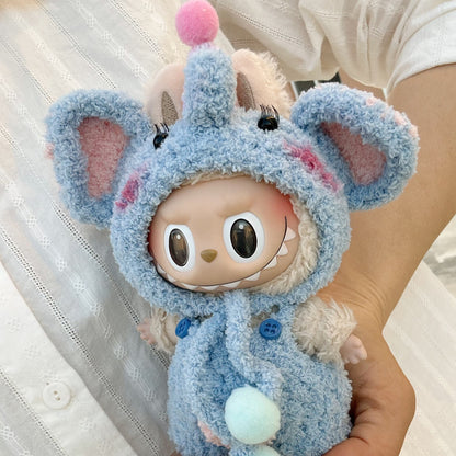 Only clothes] 17CM blind box cloth cloth clothes handmade sheep suit LABUBU for lamb suit