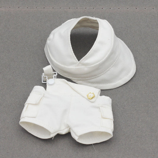 Labubu Doll Outfit - 17CM Baseball Cap & Pants Set in Multiple Colors