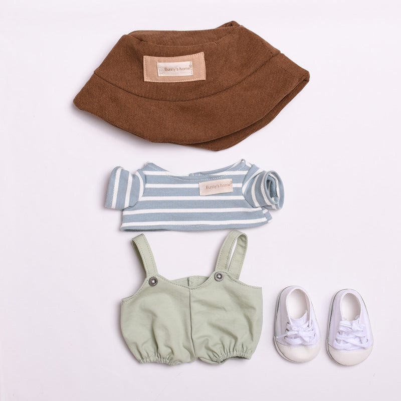 Only clothes] 38cm cloth doll clothes lovers small fresh casual baby clothes labubu replacement clothes