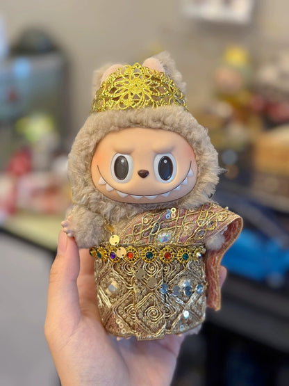 Labubu Doll Thai Outfit - Handmade 17cm Vinyl Doll Clothes