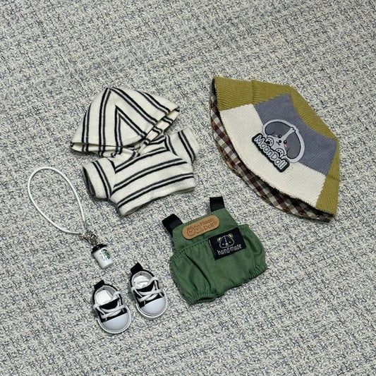 Labubu Doll Outfit - Explorer 3-Piece Set for 15-17cm Labubu