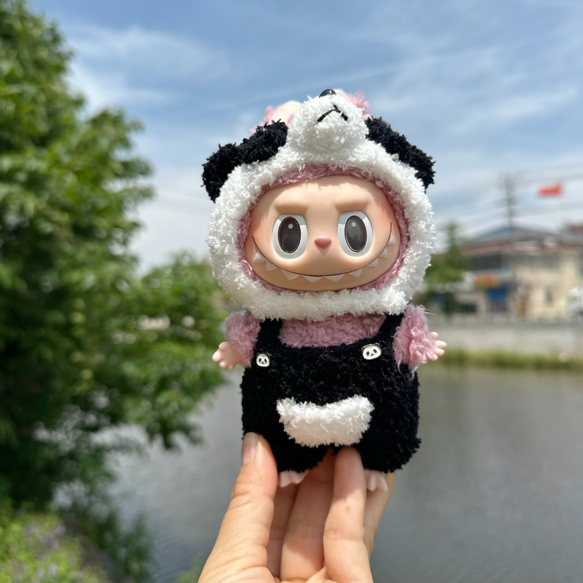 Only clothes] 17CM blind box cloth cloth clothes handmade sheep suit LABUBU for lamb suit