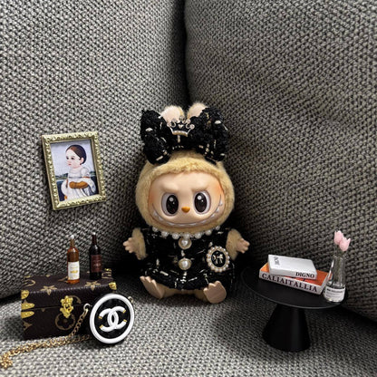 Labubu Doll Macaron Style Outfit for 17cm Vinyl Doll - Baby Clothes Set