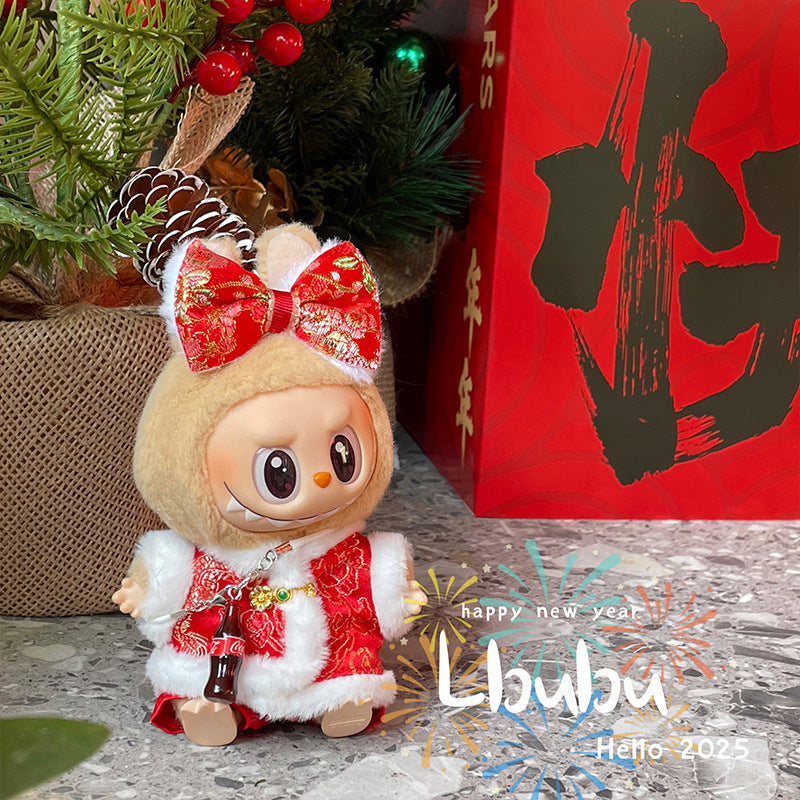 17cm Labubu Doll Clothes Set - Baby Outfits & Accessories