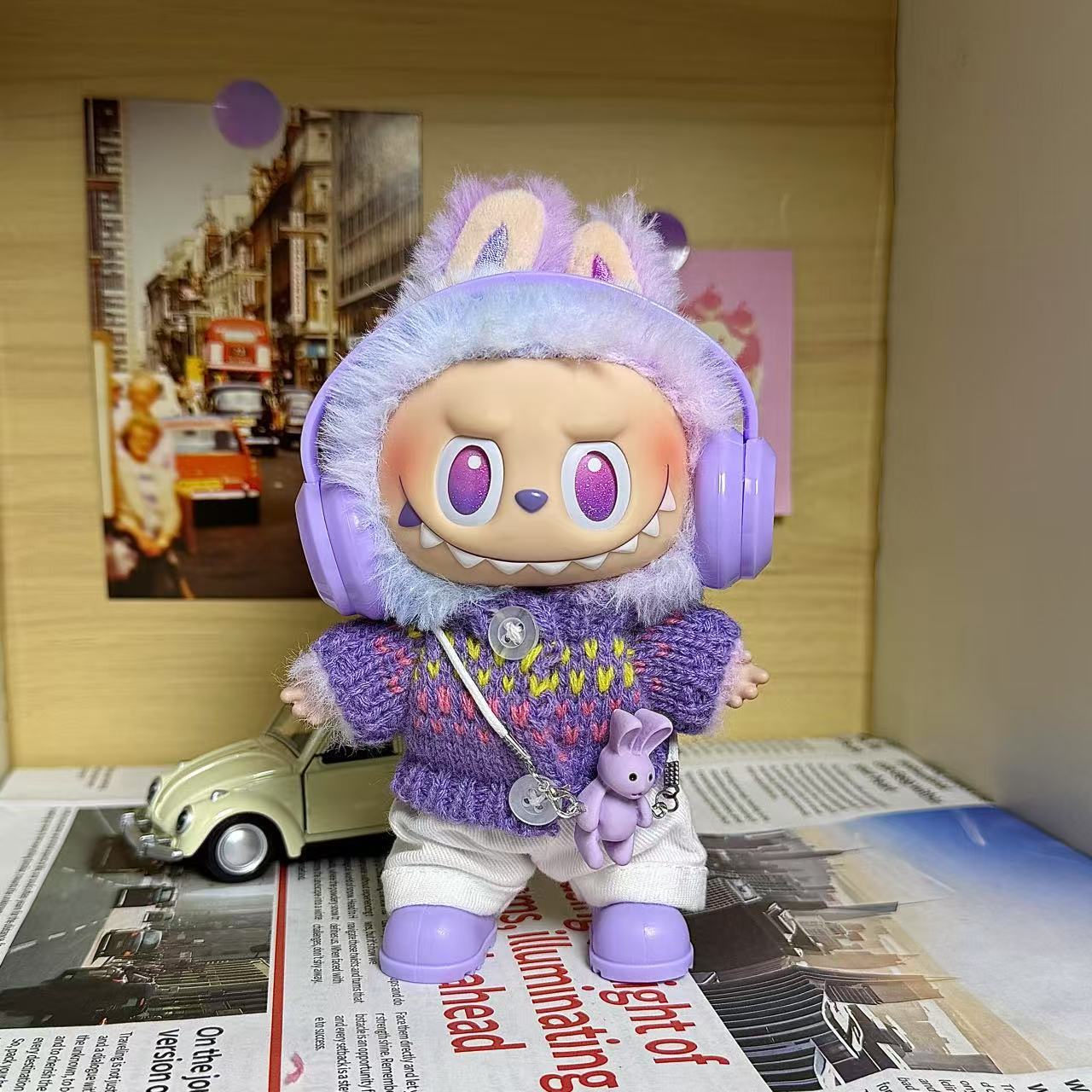 [Only for Baby Clothes] High-Energy 3Rd Generation Labubu Vinyl Baby Clothes Lucky Labubu 3.0 Clothes Are Trendy and Cool