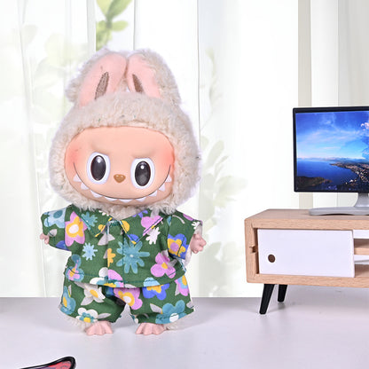 Labubu Doll Clothes Set for 17cm Pendant Doll - Outfits & Accessories