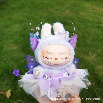 Labubu Doll Clothes for Flower Fairy Series - 17cm Size