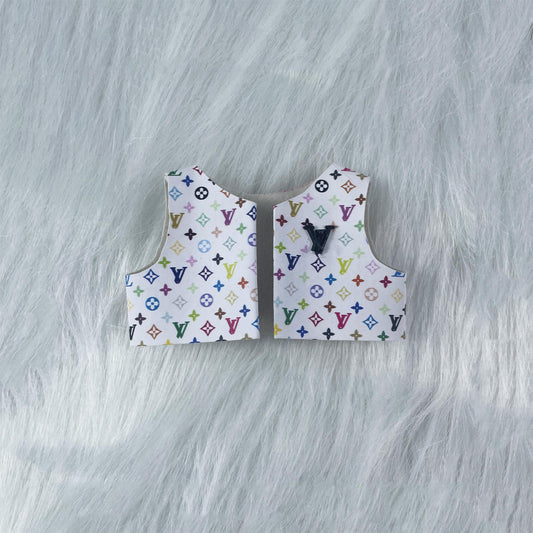 Rab cloth 17cm pendant clothes fashion waistcoat for rab cloth 15cm second generation sit party doll clothes