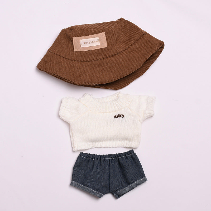Only clothes] 38cm vinyl cloth cloth for clothes sweater jeans LABUBU casual change baby clothes