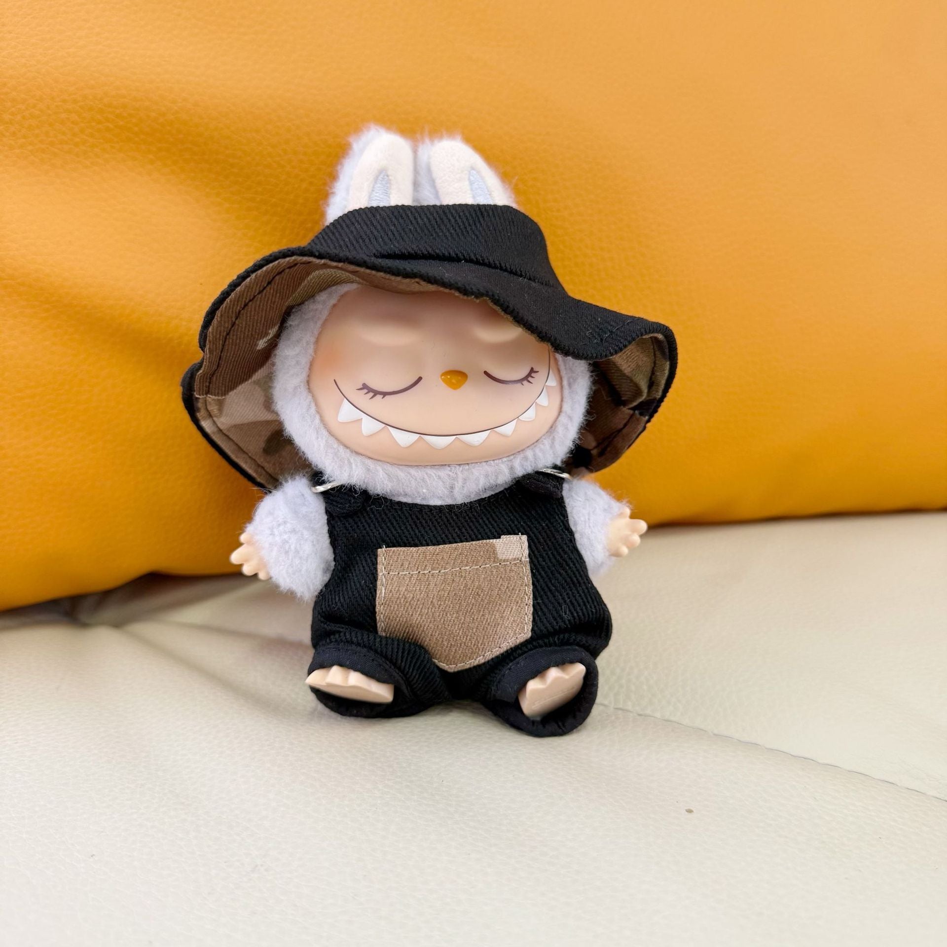 Labubu Doll Camouflage Canvas Hat Set for 1st & 2nd Gen