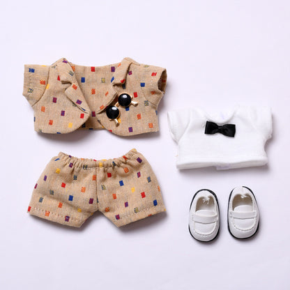 Only clothes] the first and second generation pendant labubu little suit suit suit sit labubu change baby clothes