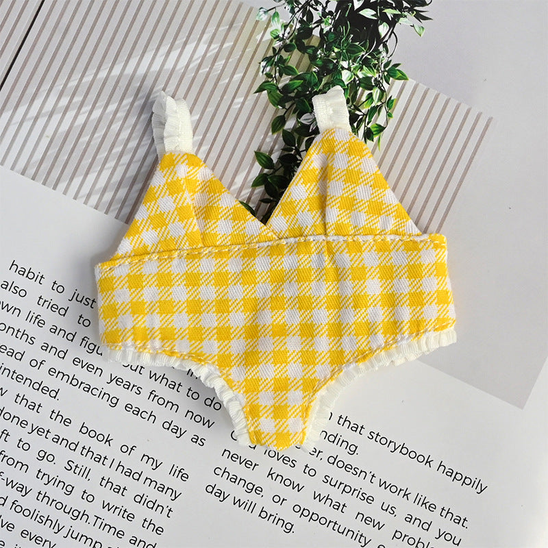 Clothes Only] First/Third Generation Labubu Doll Clothes Labubu Clothes Doll Doll Macaron Swimsuit Series