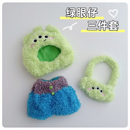 Only clothes] labubu baby coat vinyl blind box pendant generation two generation series for small skirt