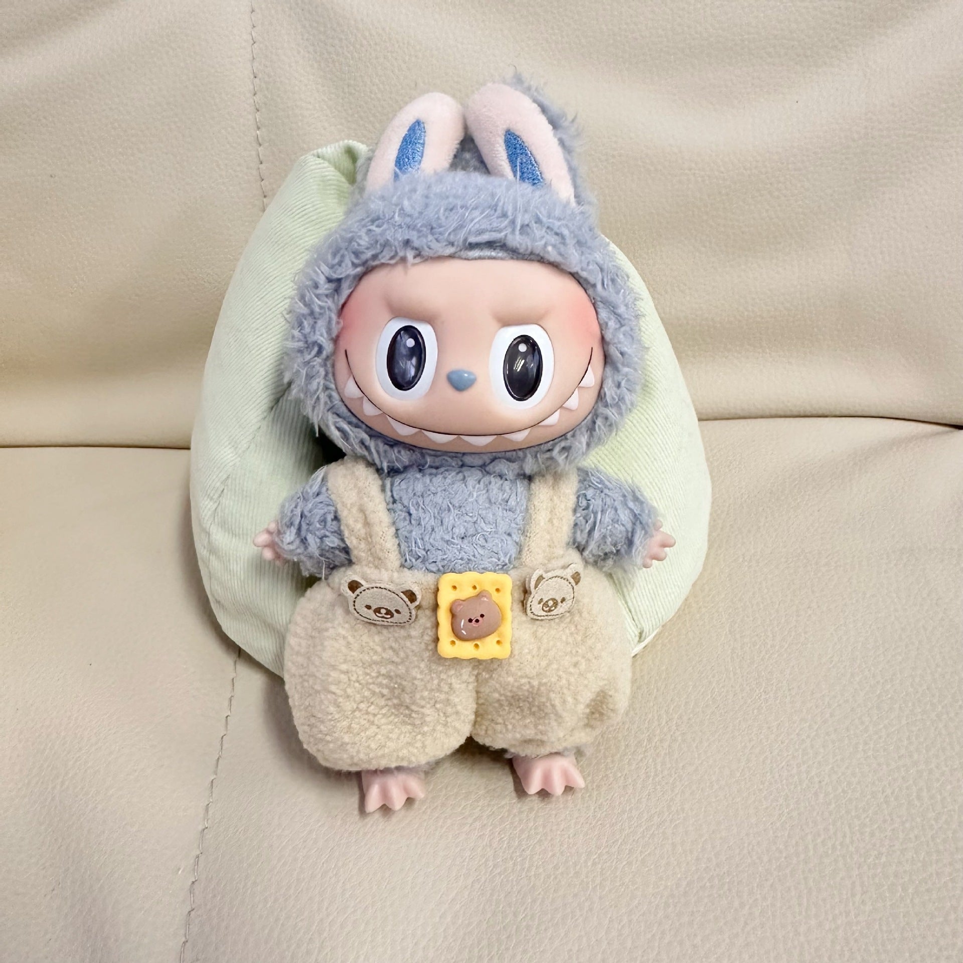 Clothes Only] 17CM Labu Cloth LABUBU Suspenders 15CM Doll Pants Cute