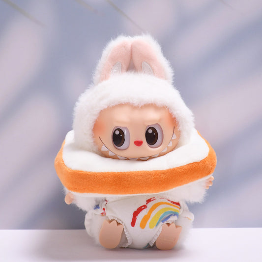 Labubu Doll Diaper Pants Outfit - Toast & Chicken Leg Style