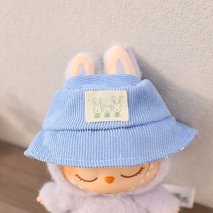 The second generation of cloth cloth clothes vinyl doll sitting party labubu replacement pants hat shoes