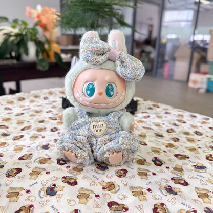 Clothes Only] Bubble Mart LABUBU Sit Party Second Generation Vinyl Doll Clothes MIN Jumpsuit New